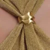 Nikki Lurex Top With Hardware – Gold