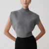 Niko Knit Oversized Top – Charcoal Niko Knit Oversized Top – Charcoal