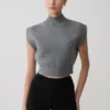 Niko Knit Oversized Top – Charcoal Niko Knit Oversized Top – Charcoal