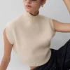Niko Knit Oversized Top – Ivory