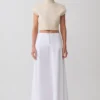 Niko Knit Oversized Top – Ivory