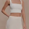 Nina Lace And Satin Mini Skirt – Ivory Nina Lace And Satin Mini Skirt – Ivory