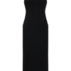 Norah Sleeveless Crepe Midi Dress – Black Norah Sleeveless Crepe Midi Dress – Black