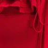 Nova Ruffle Off Shoulder Maxi Dress – Ruby
