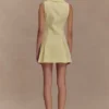 Oli Sleeveless Mini Dress – Lemon Oli Sleeveless Mini Dress – Lemon