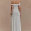 Oliver Slinky Maxi Dress – White