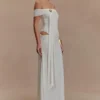 Oliver Slinky Maxi Dress – White
