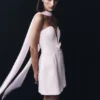 Orellia Strapless Suiting Mini Dress – Soft Pink Orellia Strapless Suiting Mini Dress – Soft Pink