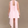 Orellia Strapless Suiting Mini Dress – Soft Pink Orellia Strapless Suiting Mini Dress – Soft Pink
