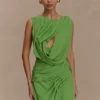 Oria Chiffon Mini Dress – Green Oria Chiffon Mini Dress – Green