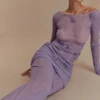 Orianna Orchid Knit Maxi Skirt – Orchid Orianna Orchid Knit Maxi Skirt – Orchid
