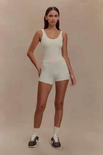 Orion Active Bike Shorts – Ivory