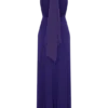 Ozias Halter Semi Sheer Knit Maxi Dress – Deep Purple Ozias Halter Semi Sheer Knit Maxi Dress – Deep Purple