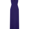 Ozias Halter Semi Sheer Knit Maxi Dress – Deep Purple Ozias Halter Semi Sheer Knit Maxi Dress – Deep Purple