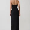 Paulina Cut Out Strapless Maxi Dress – Black Paulina Cut Out Strapless Maxi Dress – Black