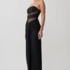 Paulina Cut Out Strapless Maxi Dress – Black Paulina Cut Out Strapless Maxi Dress – Black