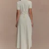 Pearson Short Sleeve Knit Midi Dress – Ivory Pearson Short Sleeve Knit Midi Dress – Ivory
