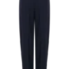 Penelope Pleated High Waisted Pants – Dark Navy Penelope Pleated High Waisted Pants – Dark Navy