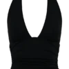 Peregrine Modal Gathered Halter Top – Black Peregrine Modal Gathered Halter Top – Black