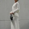 Petra Ruched Knit Maxi Skirt – Ivory Petra Ruched Knit Maxi Skirt – Ivory