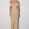 Phi Multi-Wear Cowl Diamante Maxi Dress – Gold Phi Multi-Wear Cowl Diamante Maxi Dress – Gold