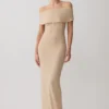 Phi Multi-Wear Cowl Diamante Maxi Dress – Gold Phi Multi-Wear Cowl Diamante Maxi Dress – Gold