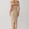 Phi Multi-Wear Cowl Diamante Maxi Dress – Gold Phi Multi-Wear Cowl Diamante Maxi Dress – Gold