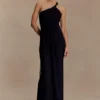 Philippa Knotted Crepe Maxi Dress – Black Philippa Knotted Crepe Maxi Dress – Black