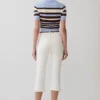 Philly Stripe Knit Button Up Top – Chocolate/Blue Philly Stripe Knit Button Up Top – Chocolate/Blue