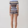 Philly Stripe Knit Short – Chocolate/Blue Philly Stripe Knit Short – Chocolate/Blue