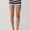 Philly Stripe Knit Short – Chocolate/Blue Philly Stripe Knit Short – Chocolate/Blue