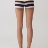 Philly Stripe Knit Short – Chocolate/Blue Philly Stripe Knit Short – Chocolate/Blue