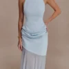 Portia Scuba Sleeveless Top – Pale Blue Portia Scuba Sleeveless Top – Pale Blue
