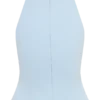 Portia Scuba Sleeveless Top – Pale Blue Portia Scuba Sleeveless Top – Pale Blue