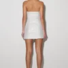 Raina Diamante Halter Mini Dress – White Raina Diamante Halter Mini Dress – White