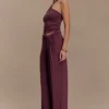 Ramona Modal Tank Top With Hardware – Mahogany Ramona Modal Tank Top With Hardware – Mahogany