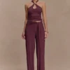 Ramona Modal Tank Top With Hardware – Mahogany Ramona Modal Tank Top With Hardware – Mahogany