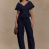 Rayne Off Shoulder Denim Top – Indigo Blue Rayne Off Shoulder Denim Top – Indigo Blue