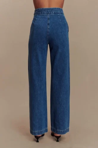 Rayne Wide Leg Denim Jeans – 90’S Blue Rayne Wide Leg Denim Jeans – 90’S Blue
