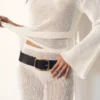 Reagan Off Shoulder Knit Top – White Reagan Off Shoulder Knit Top – White