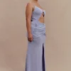 Reama Wrap Over Knit Maxi Dress – Cornflower Blue Reama Wrap Over Knit Maxi Dress – Cornflower Blue
