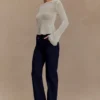 Remington V Front Straight Leg Jeans – Indigo Blue Remington V Front Straight Leg Jeans – Indigo Blue