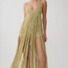 Renee Lurex Crochet Maxi Dress – Gold Renee Lurex Crochet Maxi Dress – Gold