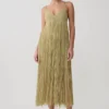 Renee Lurex Crochet Maxi Dress – Gold Renee Lurex Crochet Maxi Dress – Gold