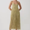 Renee Lurex Crochet Maxi Dress – Gold Renee Lurex Crochet Maxi Dress – Gold