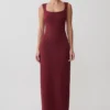 Rhea Detachable Cape Jersey Maxi Dress – Wine Rhea Detachable Cape Jersey Maxi Dress – Wine