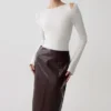 Ricky Knit Long Sleeve Longline Top – Ivory Ricky Knit Long Sleeve Longline Top – Ivory