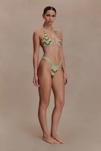 Robyn Beaded Bikini Bottom – Sage Robyn Beaded Bikini Bottom – Sage