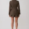 Romy Mini Skirt With Hardware – Herringbone Romy Mini Skirt With Hardware – Herringbone