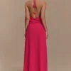 Rosalia Cowl Neck Maxi Dress – Raspberry Rosalia Cowl Neck Maxi Dress – Raspberry
